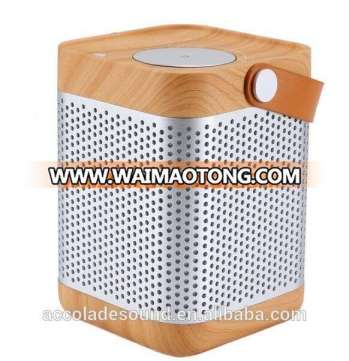 New Design 2016 Wooden USB Wireless Bluetooth Stereo Speaker Karaoke Players